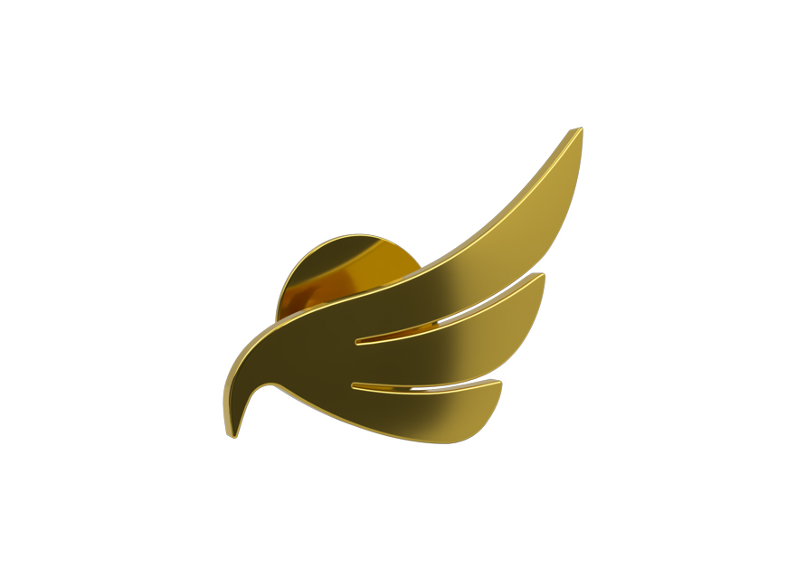 Blackwing Gold Lapel Pin